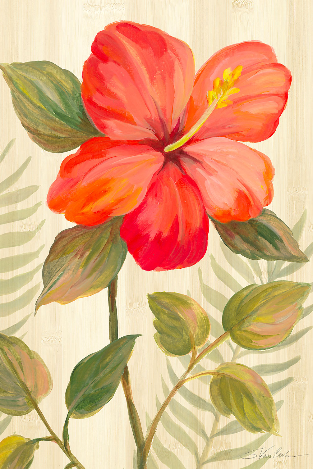 Tableau Diamant d'hibiscus, HEXOA