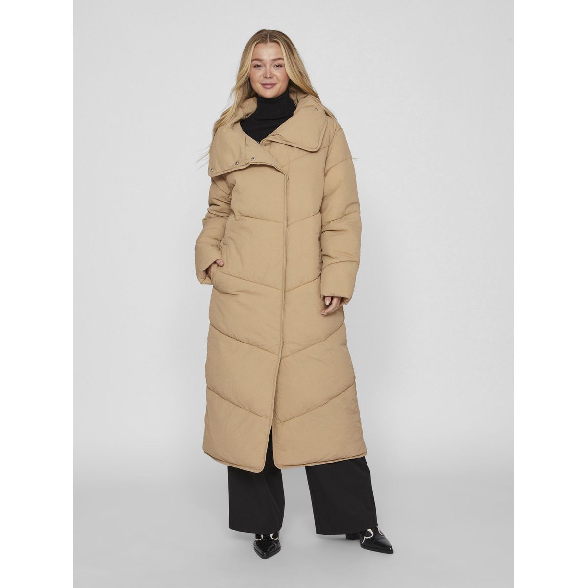 Manteau best sale long matelassé