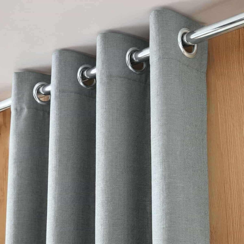 Rideau obscurcissant et thermique effet lin 140x240cm, ORNAMI