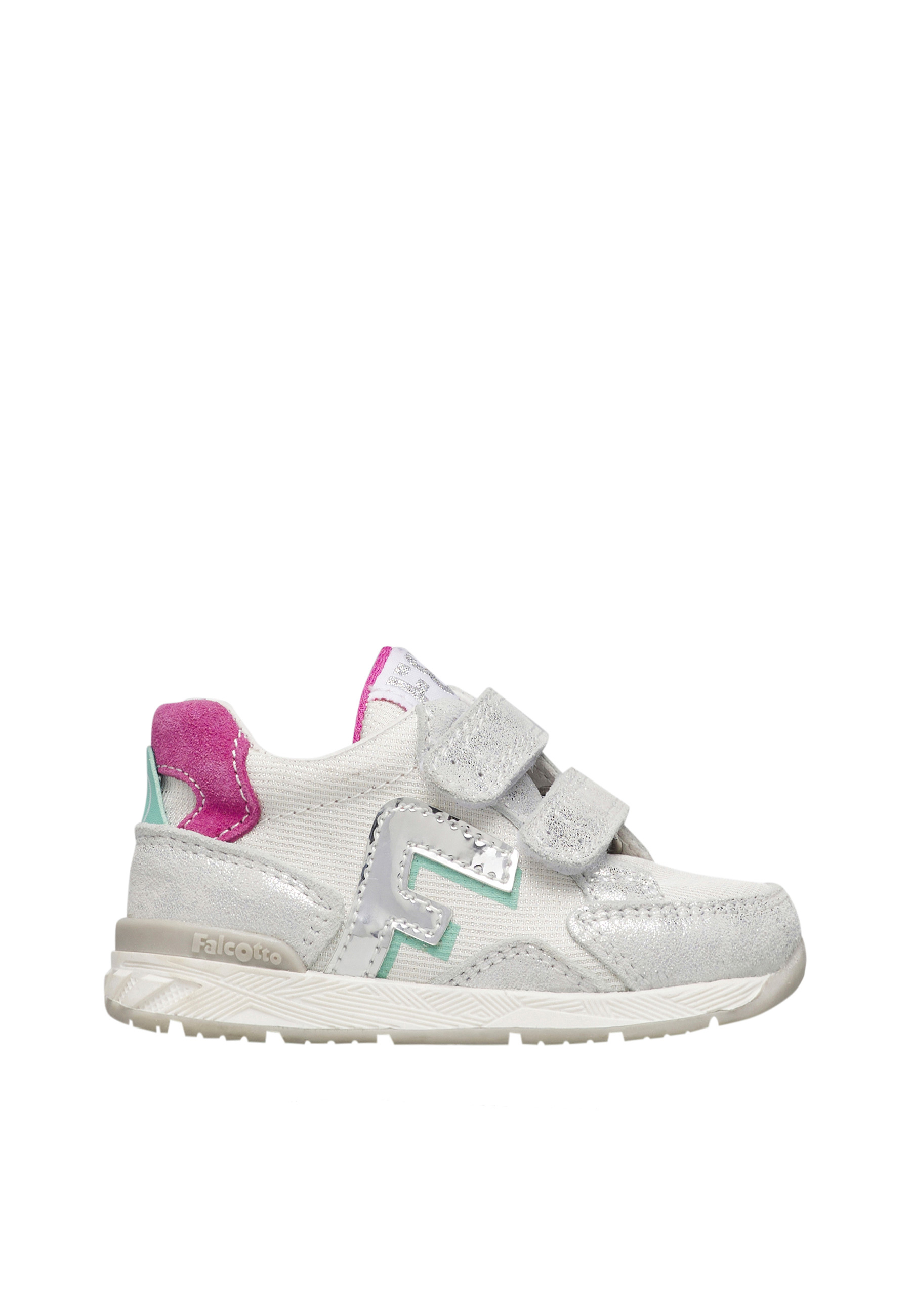 Sneakers en cuir et tissu NAERIS VL., FALCOTTO