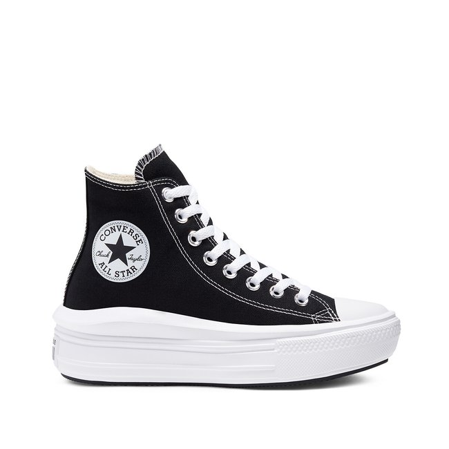 Chuck Taylor All Star Move Chunky Canvas High Top Trainers, black, CONVERSE