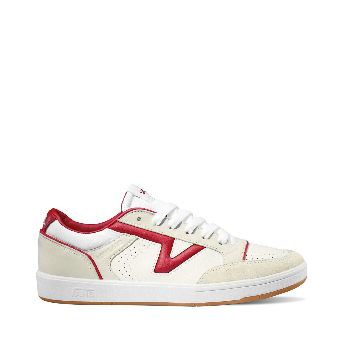 Vans discount blanche rouge