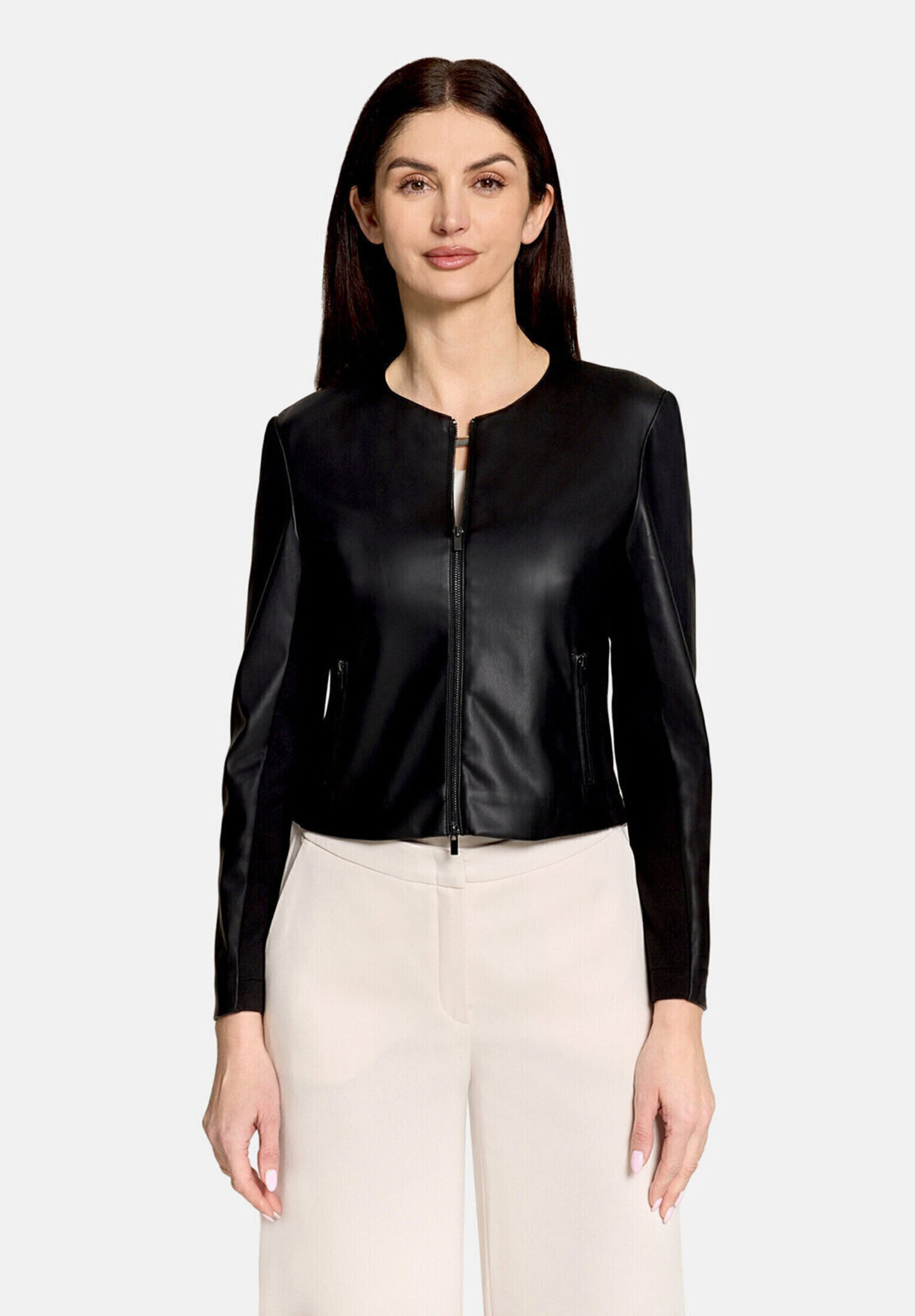 Veste blazer à fermeture zippée, VERA MONT