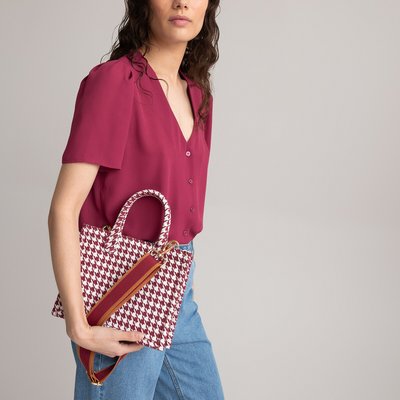 Houndstooth Check Jacquard Bag LA REDOUTE COLLECTIONS
