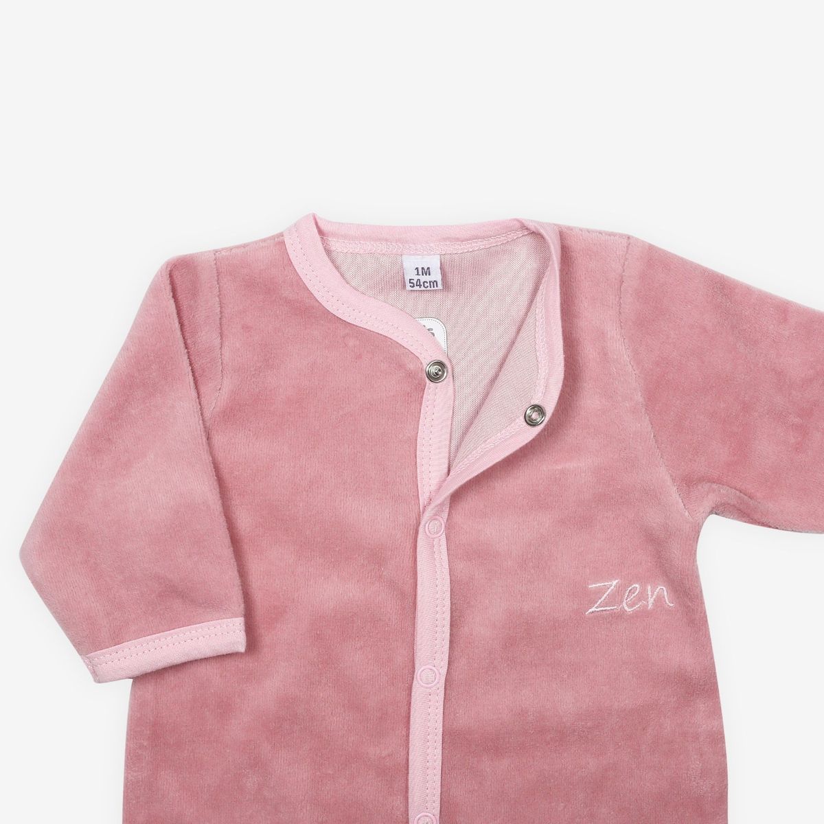 Pyjama naissance fille - Zen - Pyjama velours chaud Trois Kilos Sept