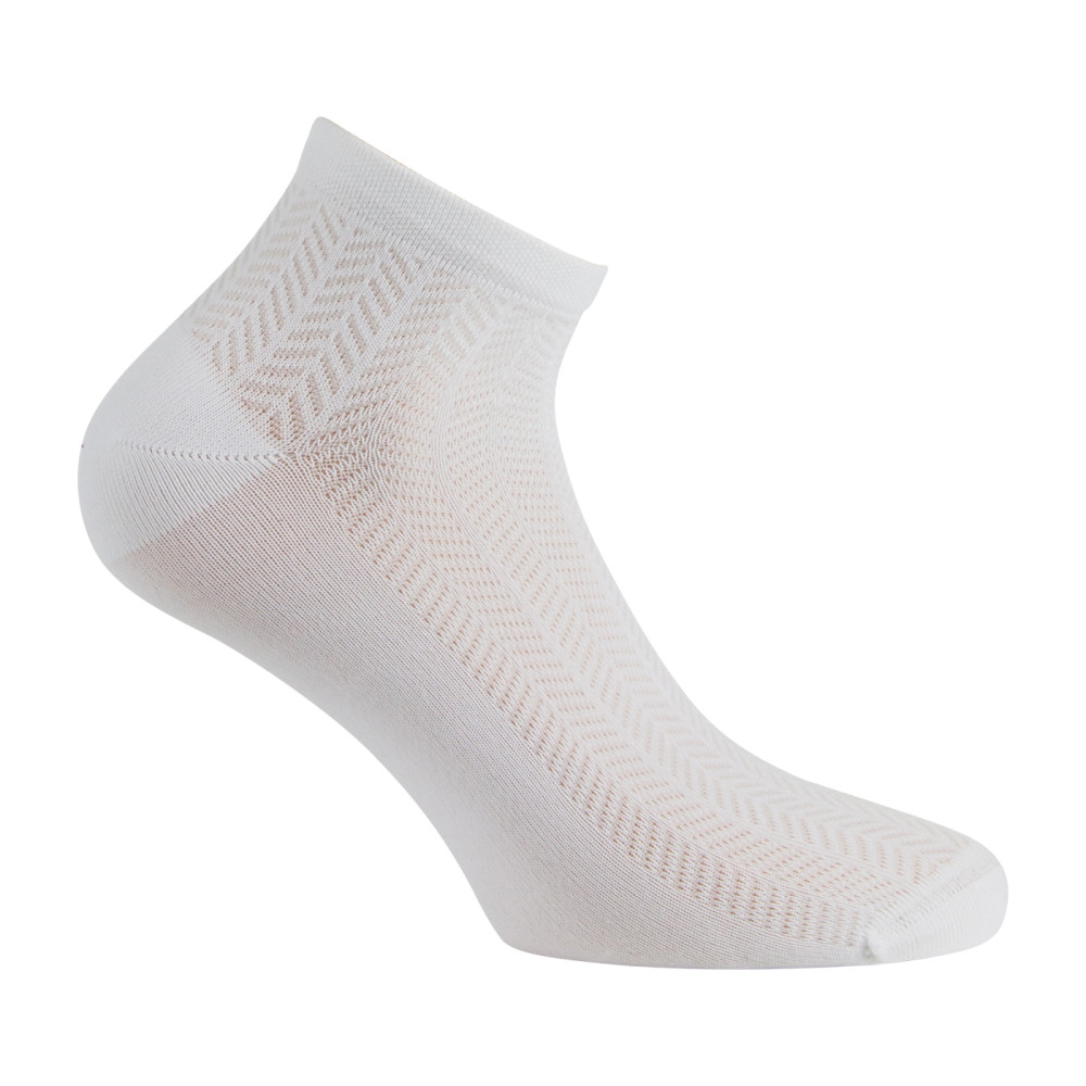 Chaussettes ultra-courtes fantaisies chevrons MADE IN FRANCE, KINDY