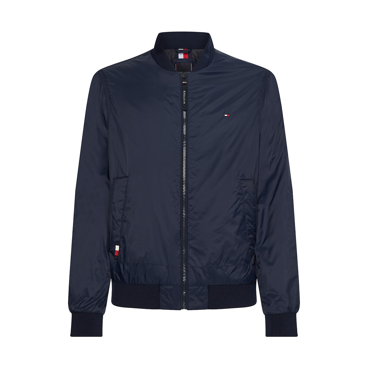 Packable bomber jacket with zip 
