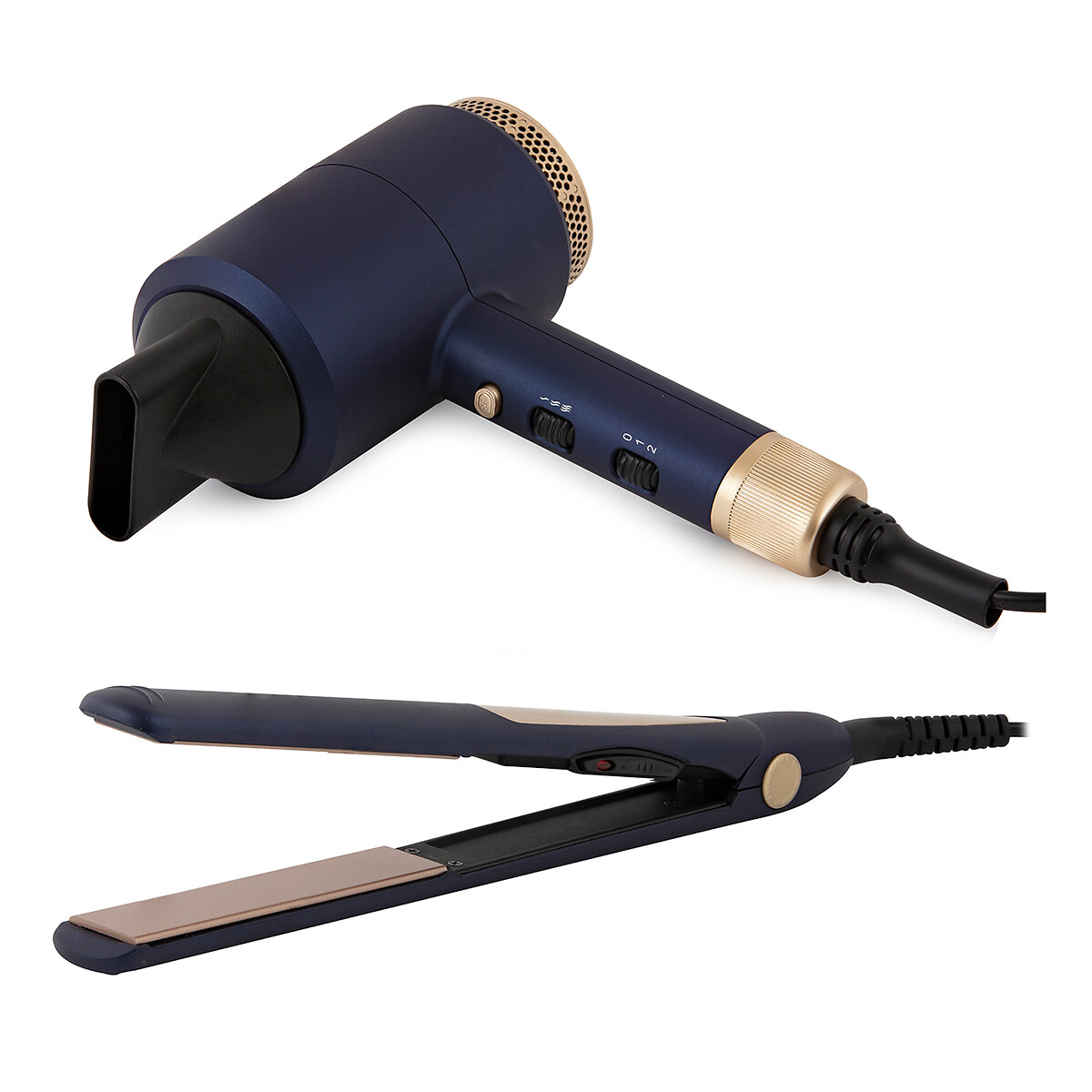 Flat iron and blow dryer clearance set