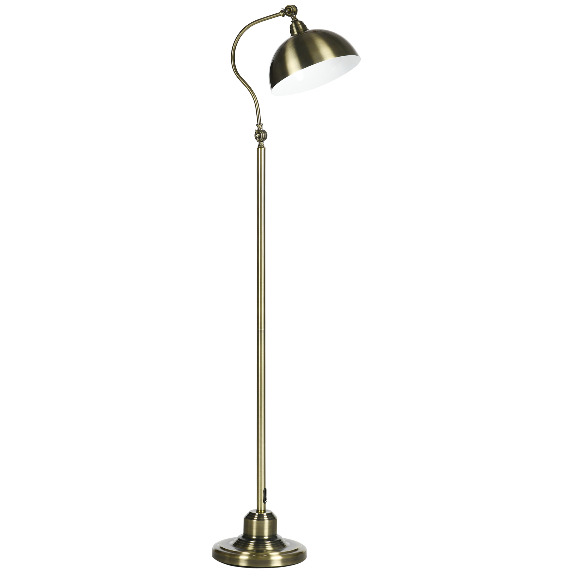 Lampadaire Métal, HOMCOM