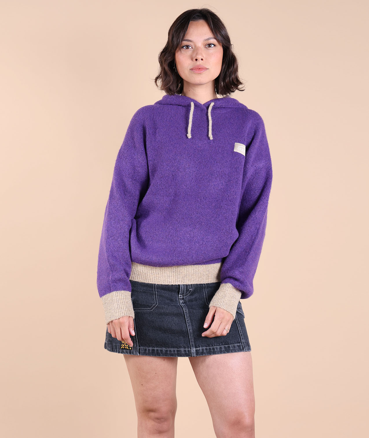 Pull à capuche uni PIETA, OXBOW
