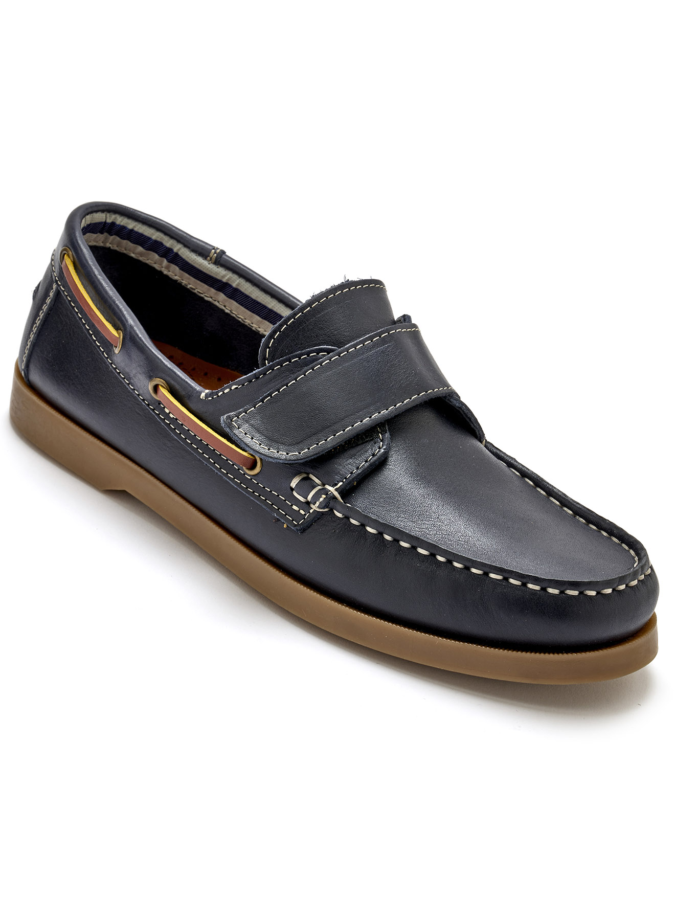 Chaussures bateau patte scratch, PEDICONFORT