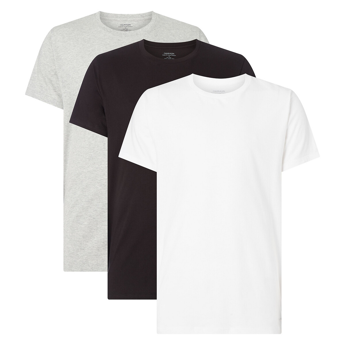 Image of Pack of 3 T-Shirts in Plain Cotton