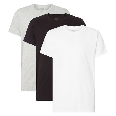 Pack of 3 T-Shirts in Plain Cotton CALVIN KLEIN UNDERWEAR