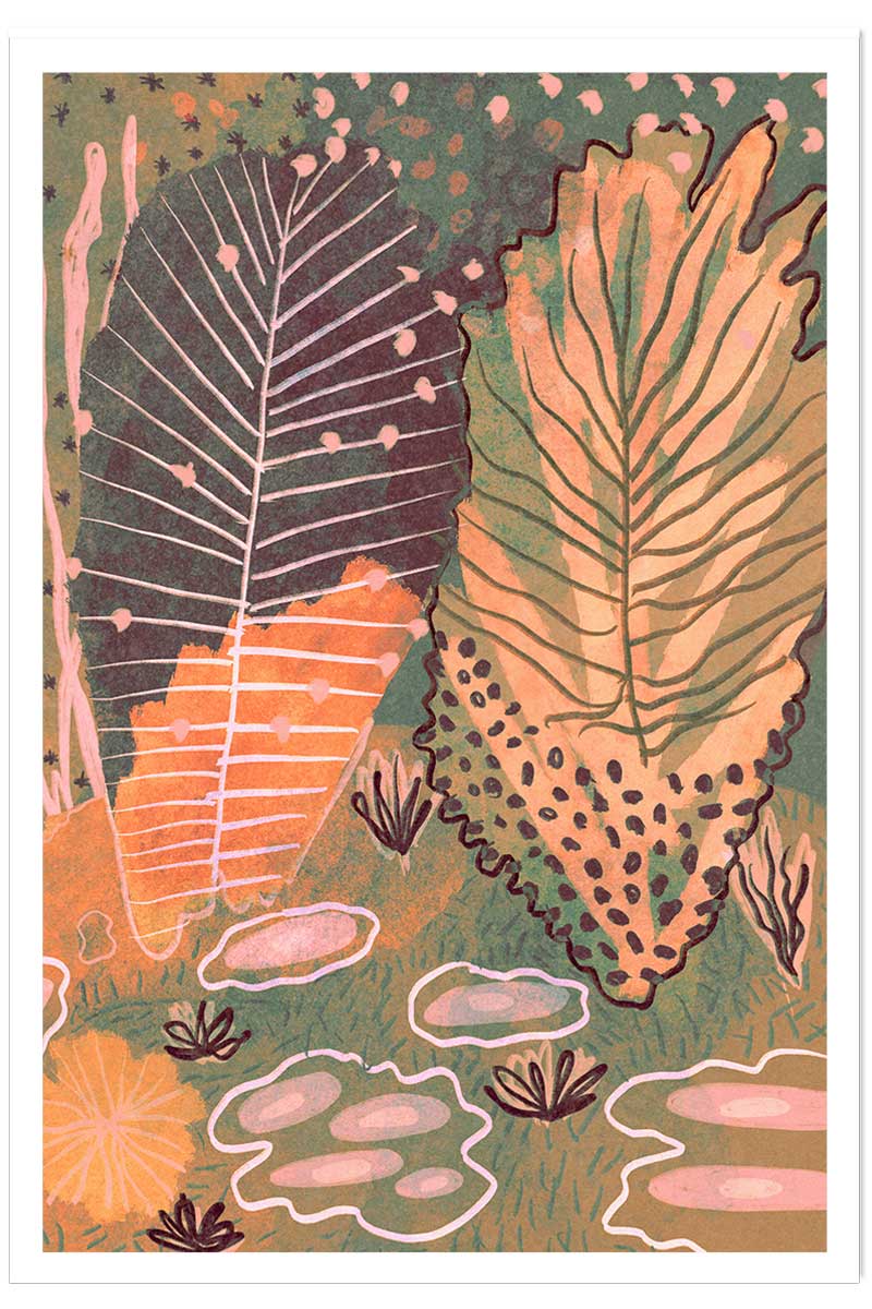 Affiche enfant forêt magique, HEXOA