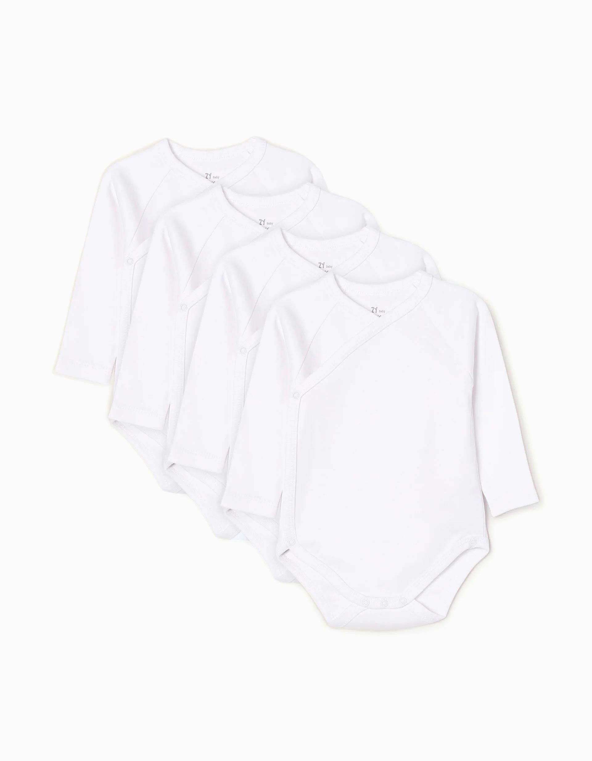 Pack de 4 bodies 100% coton, ZIPPY