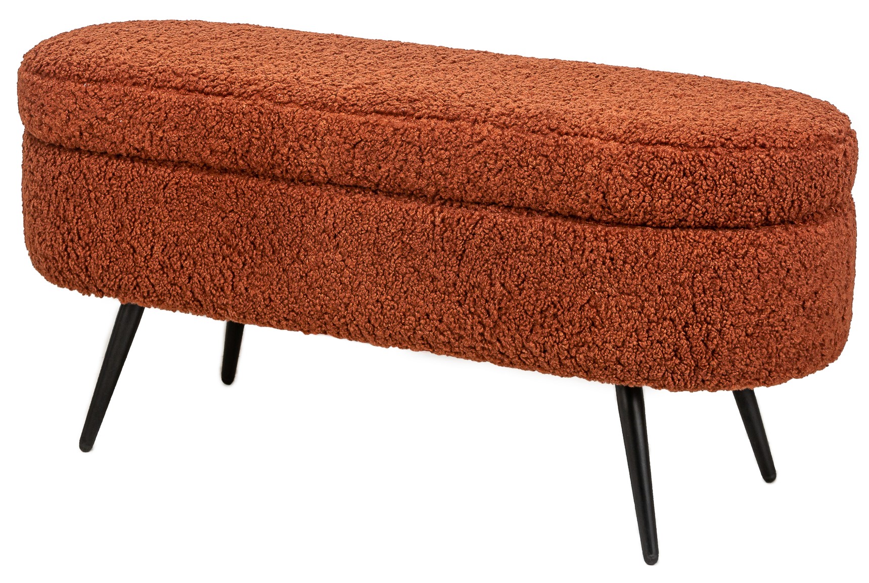 Banc avec rangement en bouclette, STOCKHOLM, NORDLYS