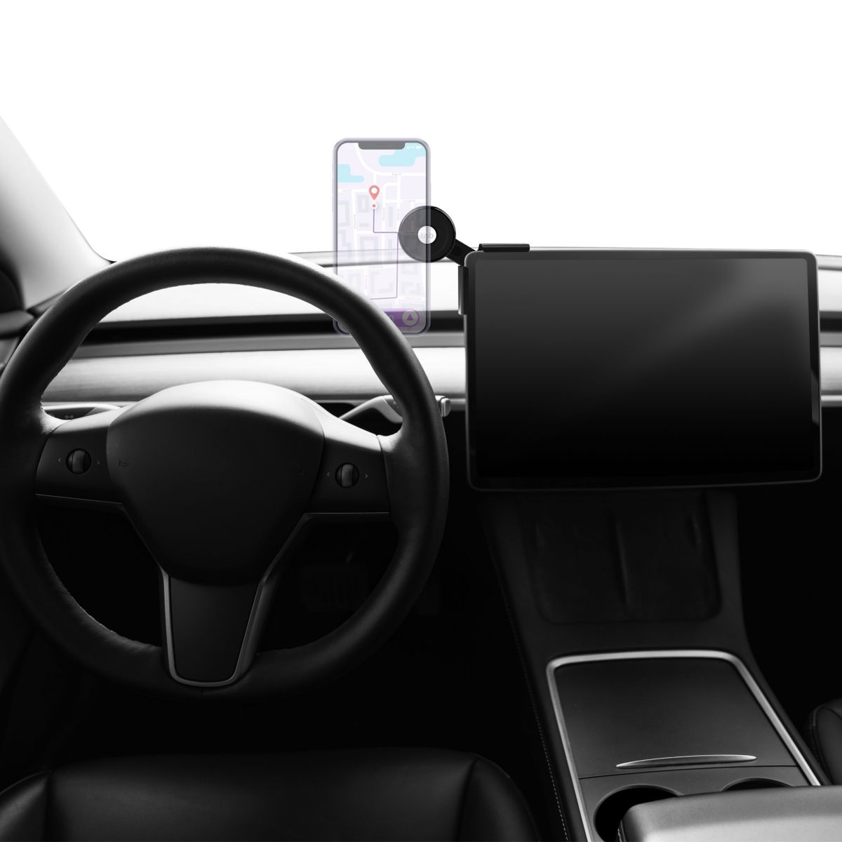 Support smartphone pour TESLA noir, TNB