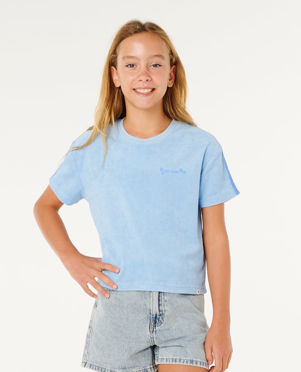 T-shirt Sunshine Squad Terry fille, RIP CURL