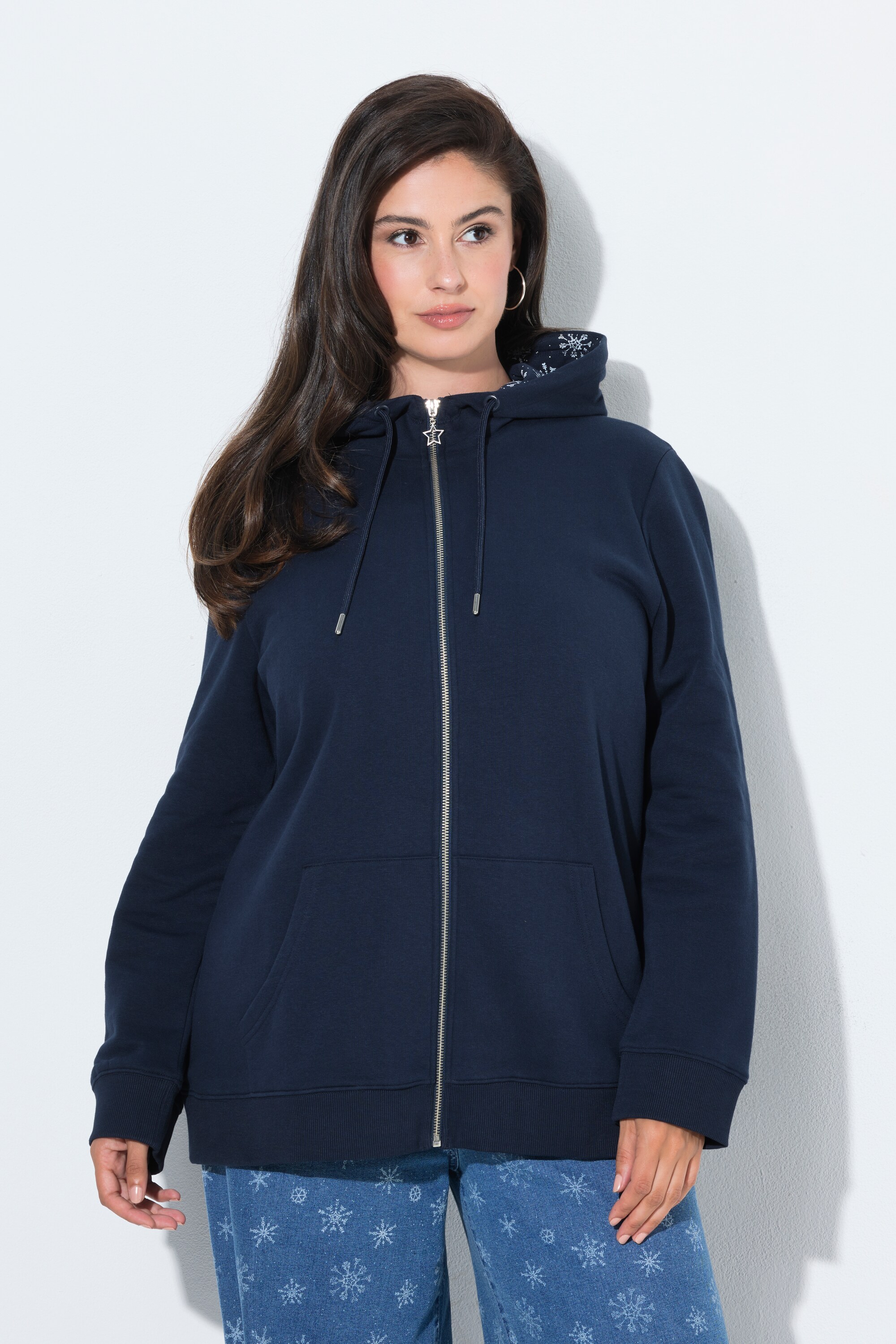 Veste en molleton, capuche et manches longues, ULLA POPKEN