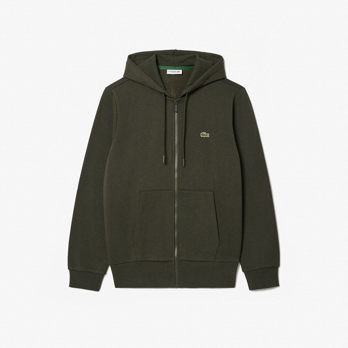 Green lacoste hoodie hotsell