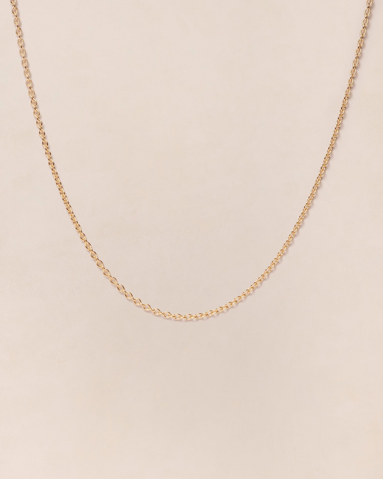Collier chaîne simple doré à l'or fin, FANTAISIE, EMOI EMOI