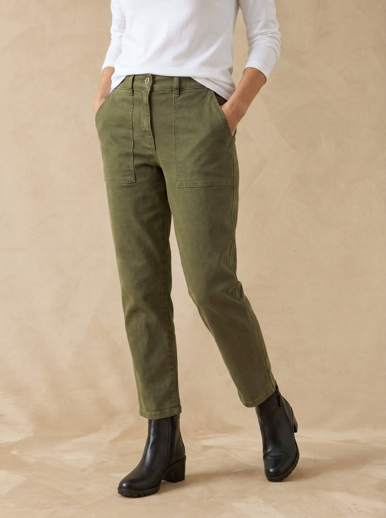 Pantalon cargo 7/8ème femme, DAXON