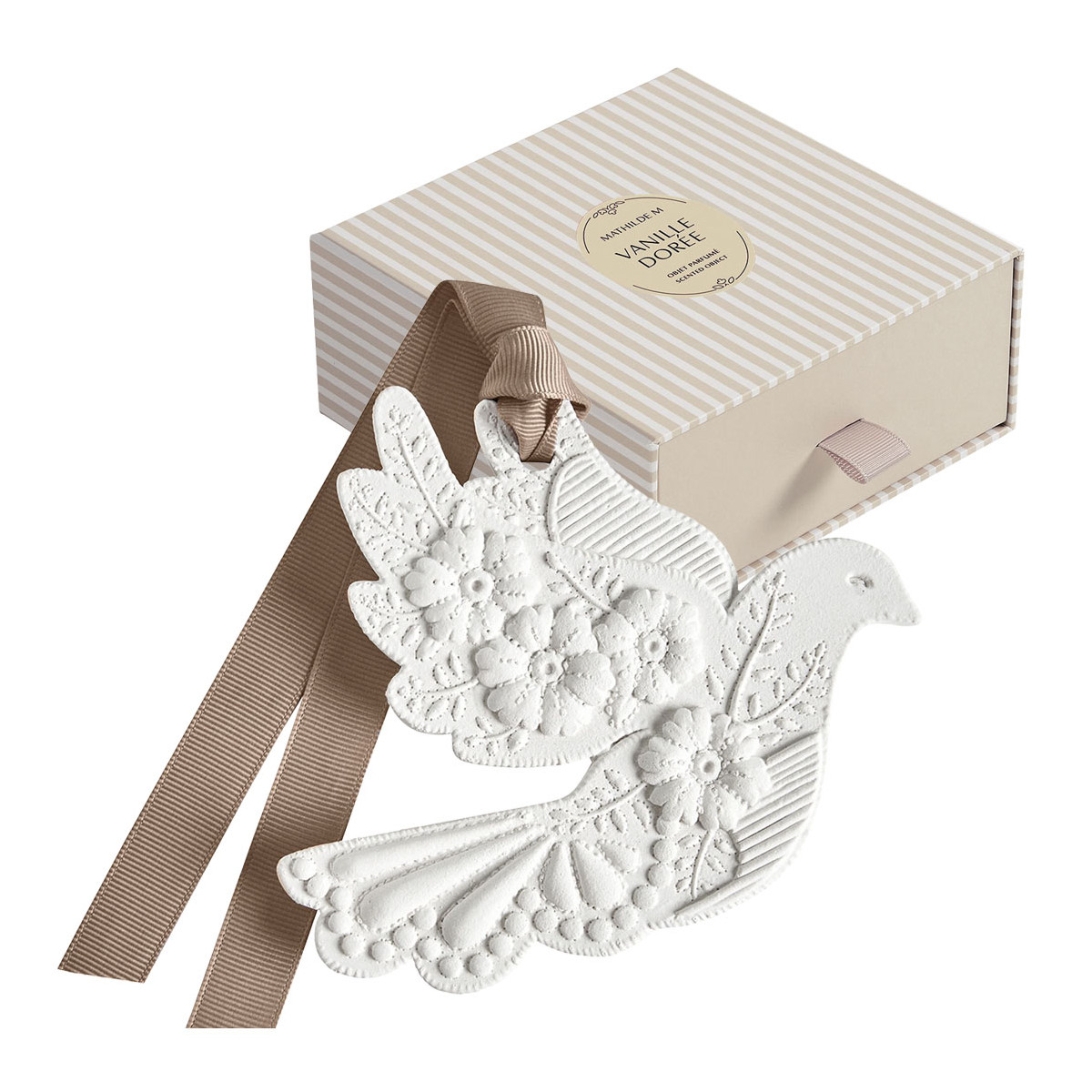 Décor parfumé Colombe en Fleurs - VANILLE DORÉE, MATHILDE M