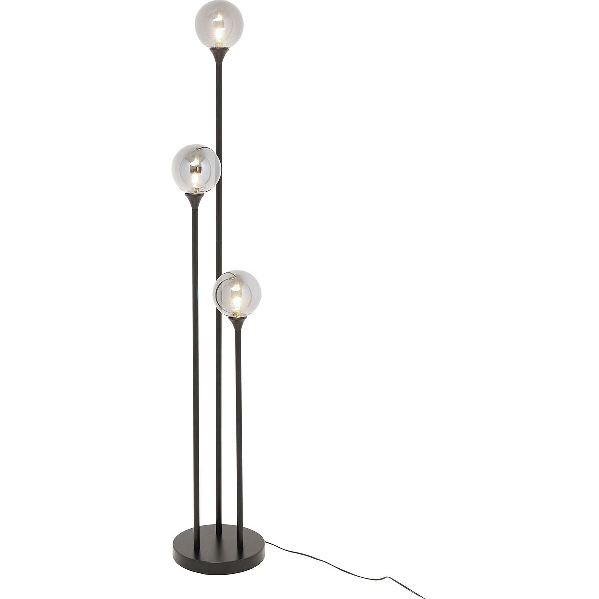 Lampadaire Al Capone Tre noir 175cm, KARE DESIGN