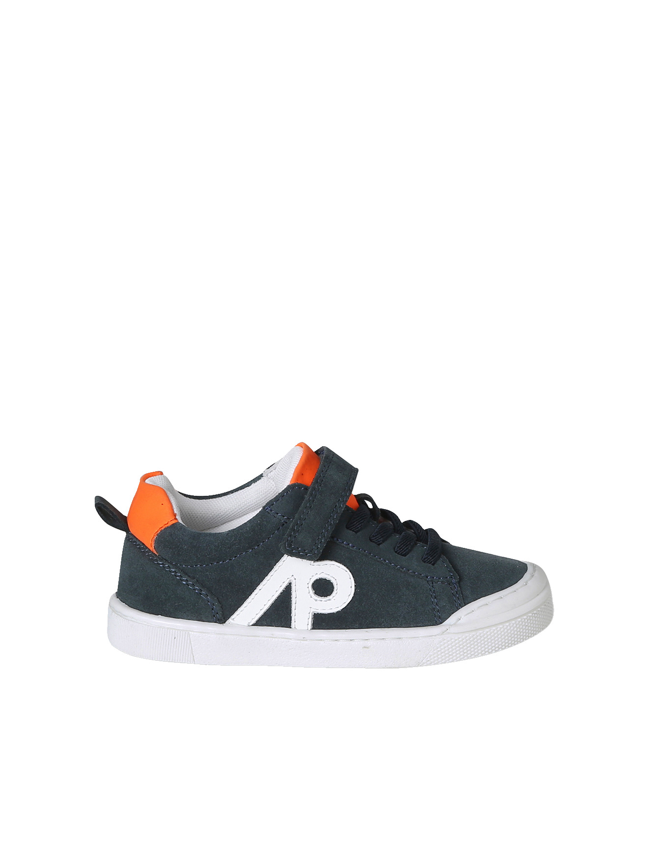 Basket cuir lacets élastiqués, VERTBAUDET
