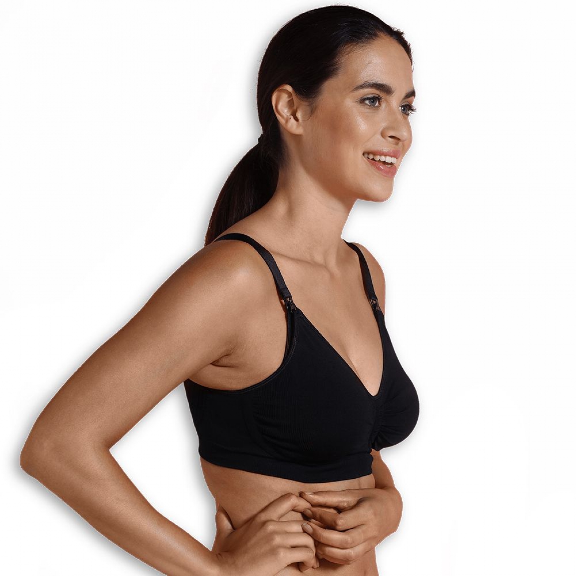 Soutien gorge allaitement rembourré noir taille S, CARRIWELL