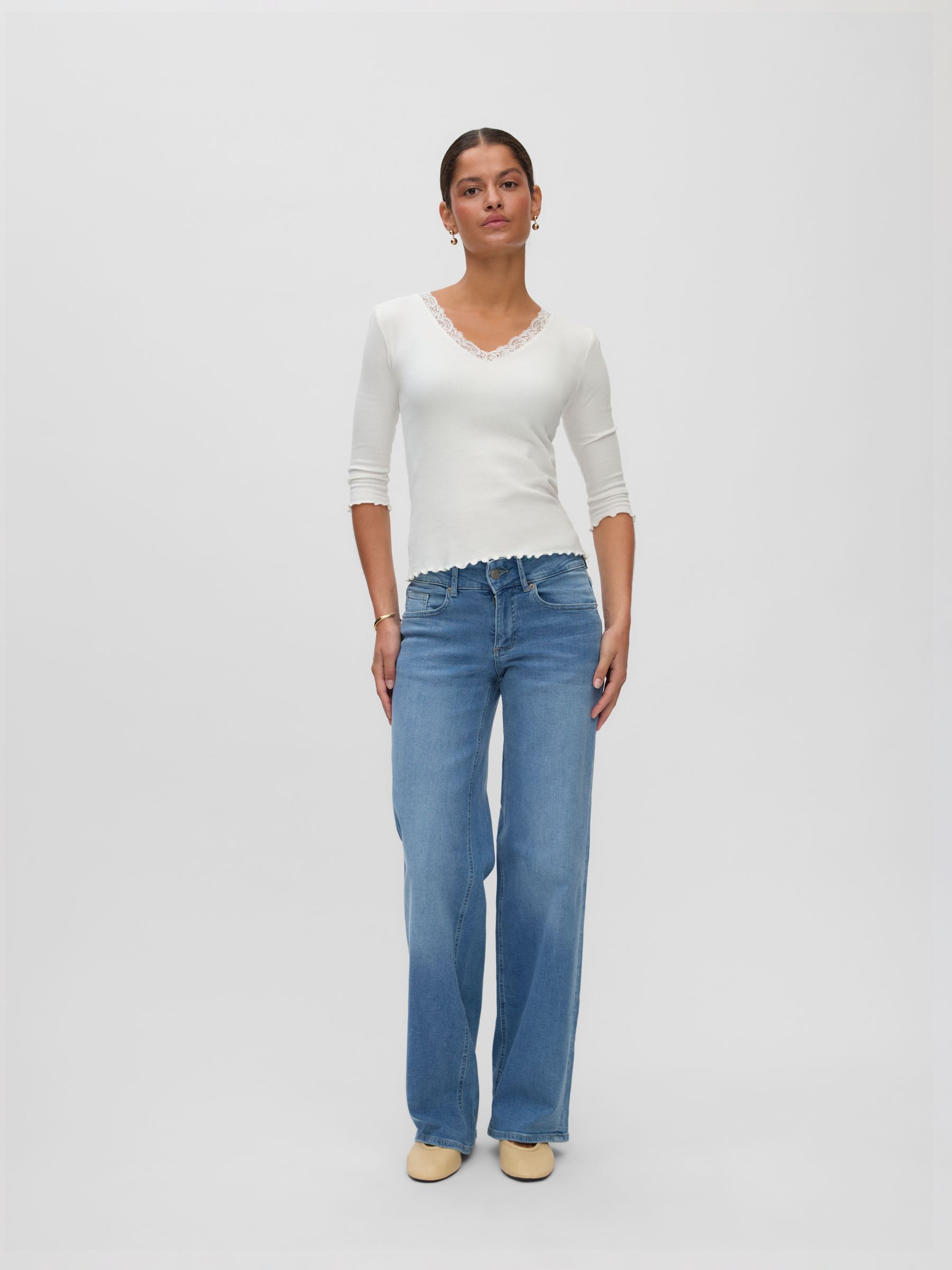 Jean À Coupe Large, VERO MODA