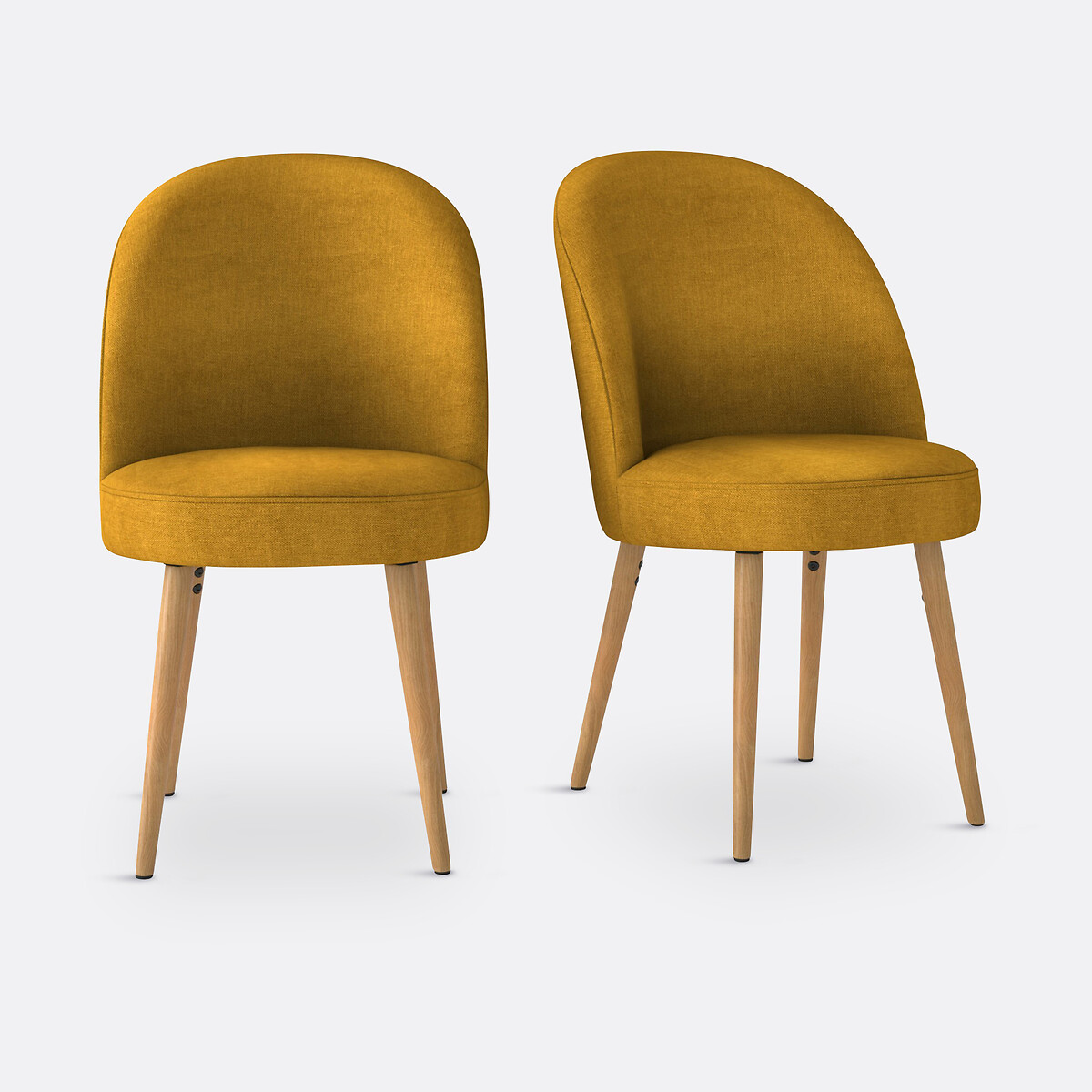 Lot de 2 fauteuils de table, Quilda