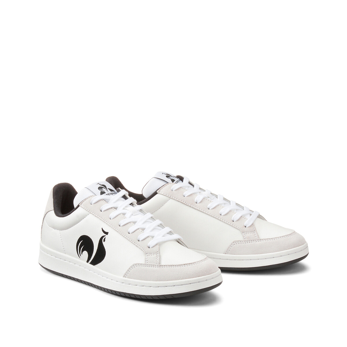 Court Clean Leather Trainers White Le Coq Sportif La Redoute Court Clean Leather Trainers White Le Coq Sportif La Redoute