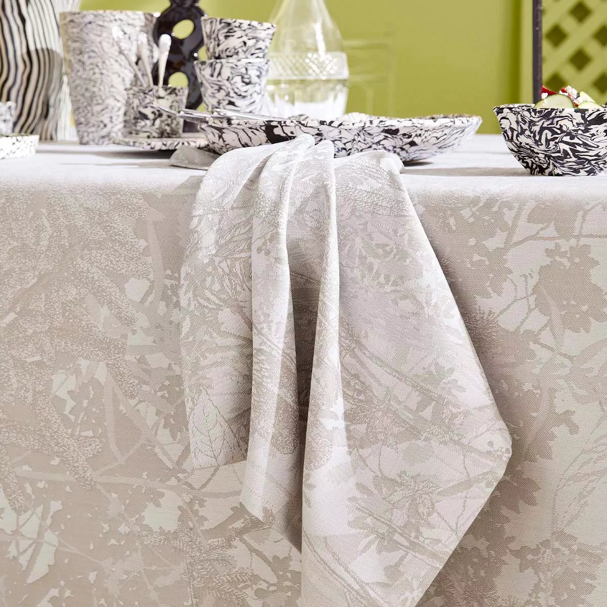 Serviette pur coton MILLE ESPRIT JARDINS, GARNIER THIEBAUT