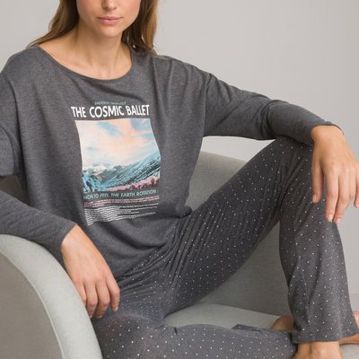Pyjama bedrukte fotoprint LA REDOUTE COLLECTIONS