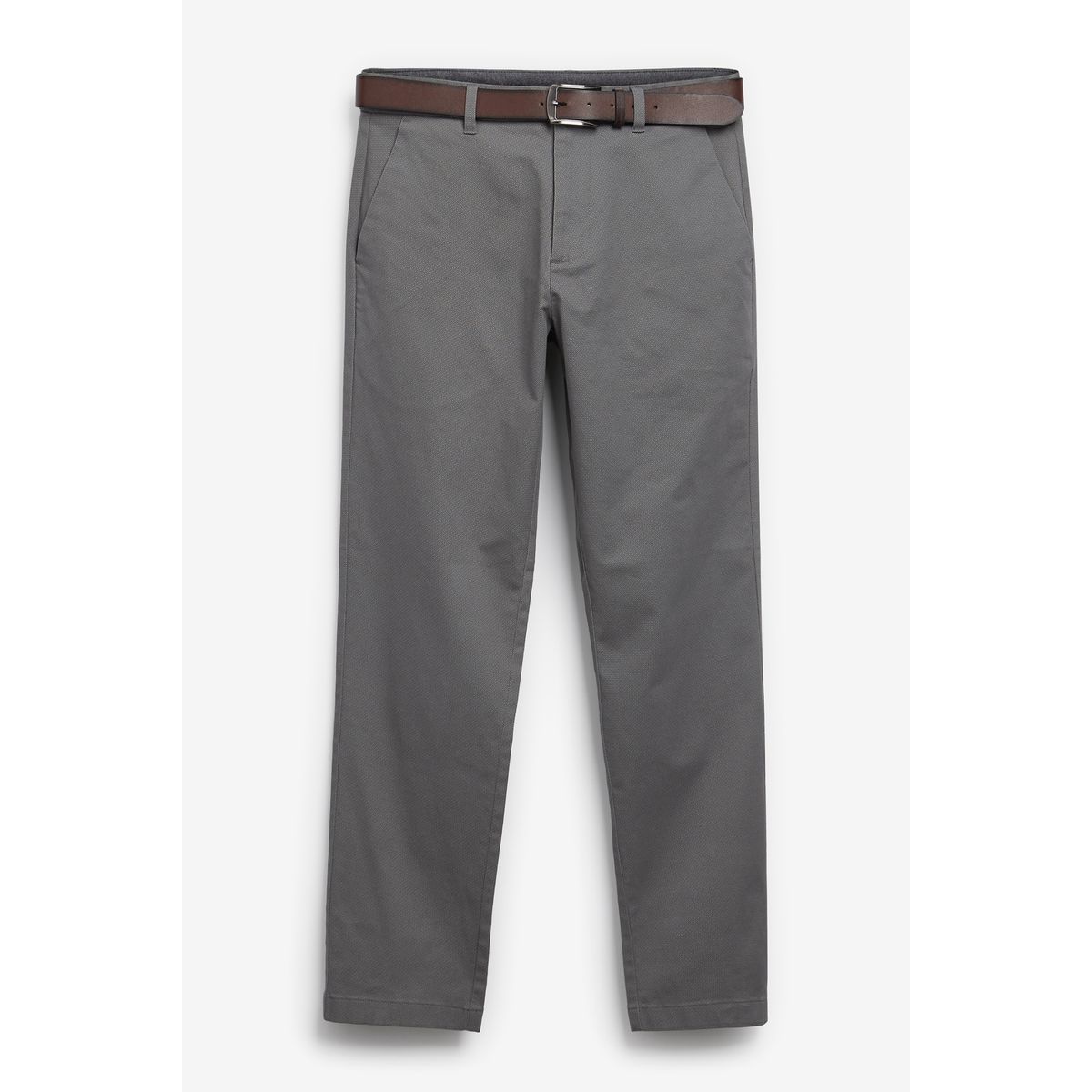 Pantalon chino imprimé doux avec ceinture, NEXT