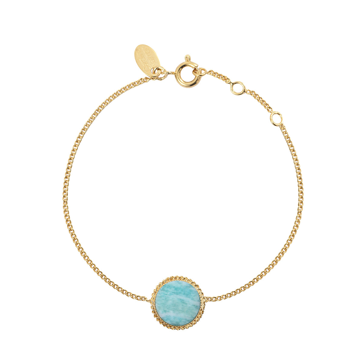 Bracelet amazonite doré - lady, CAROLINE NAJMAN