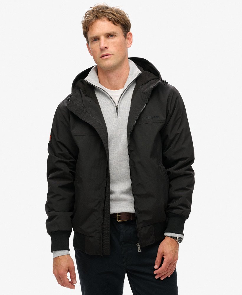 Bomber à capuche en nylon Surplus, SUPERDRY