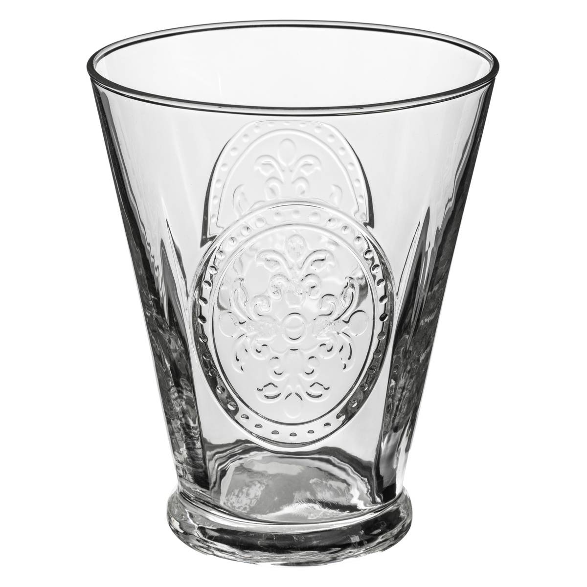 Lot de 6 verres bas en verre CARMELA, SECRET DE GOURMET