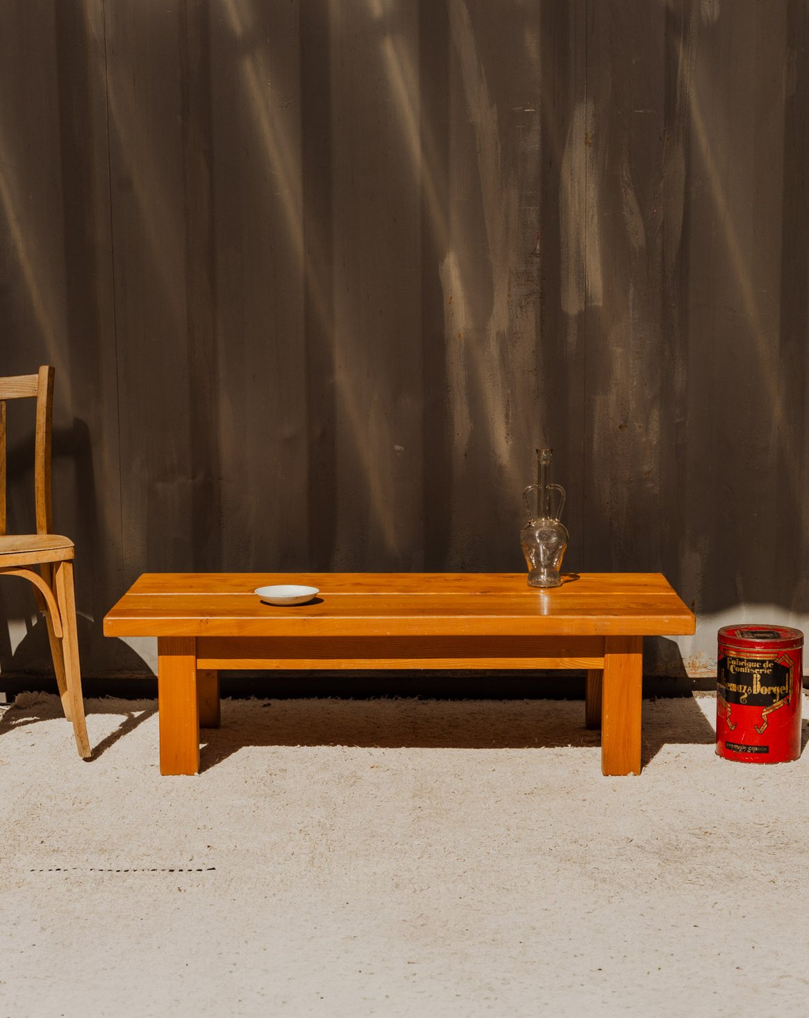 Table basse en bois Donna N°1132 - Bon état, DEBONGOUT