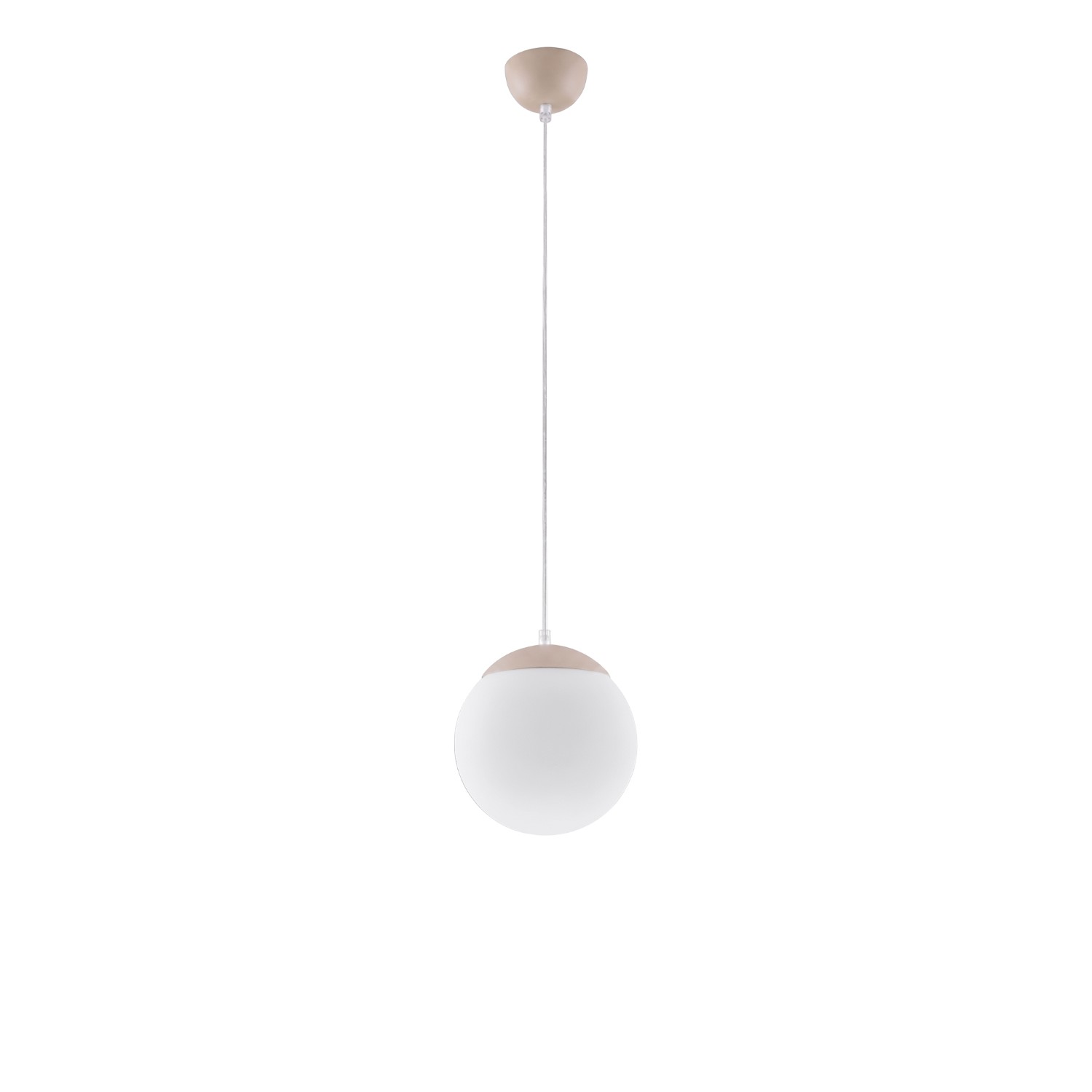 Suspension Acier Taupe E27 1 Ugo, EDEN