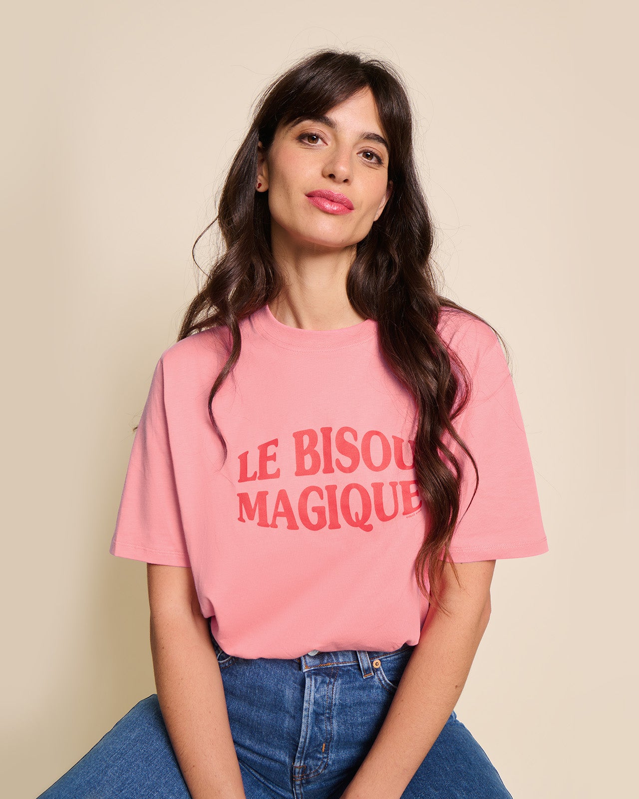 T-shirt imprimé en coton bio, BISOU MAGIQUE, EMOI EMOI