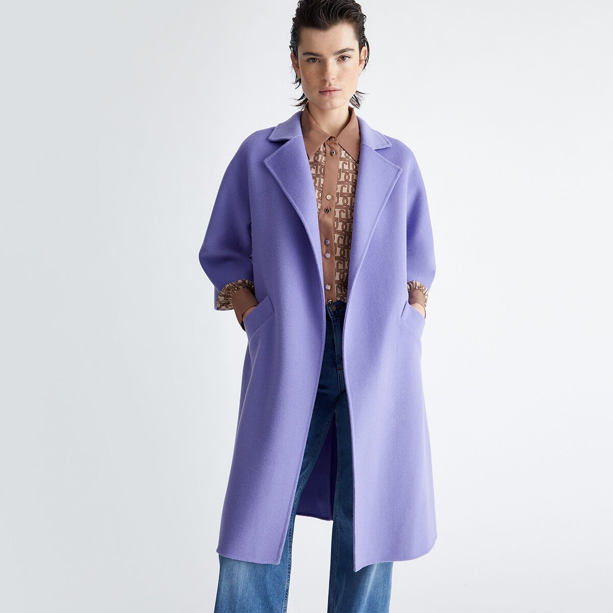 Manteau violet femme discount zara