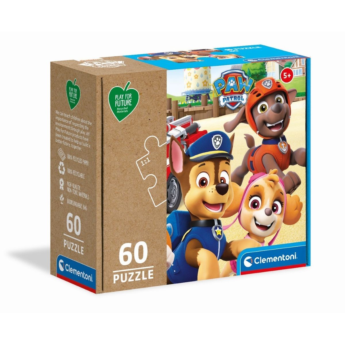 Puzzle 2 x 60 pièces : Pat'Patrouille (Paw Patrol) - Clementoni