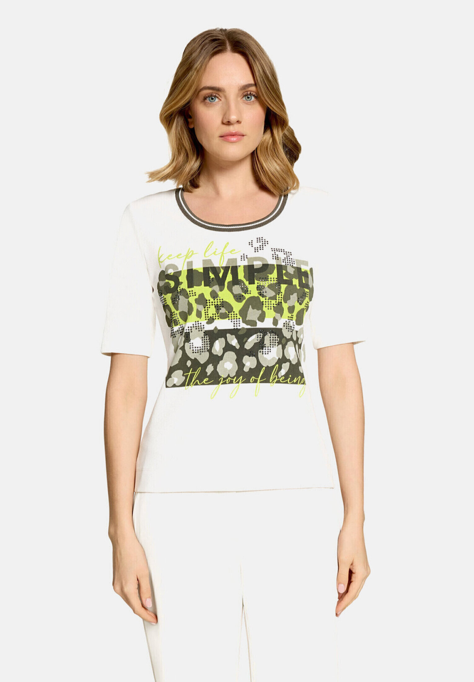 T-shirt basique de texture côtelée, BETTY BARCLAY