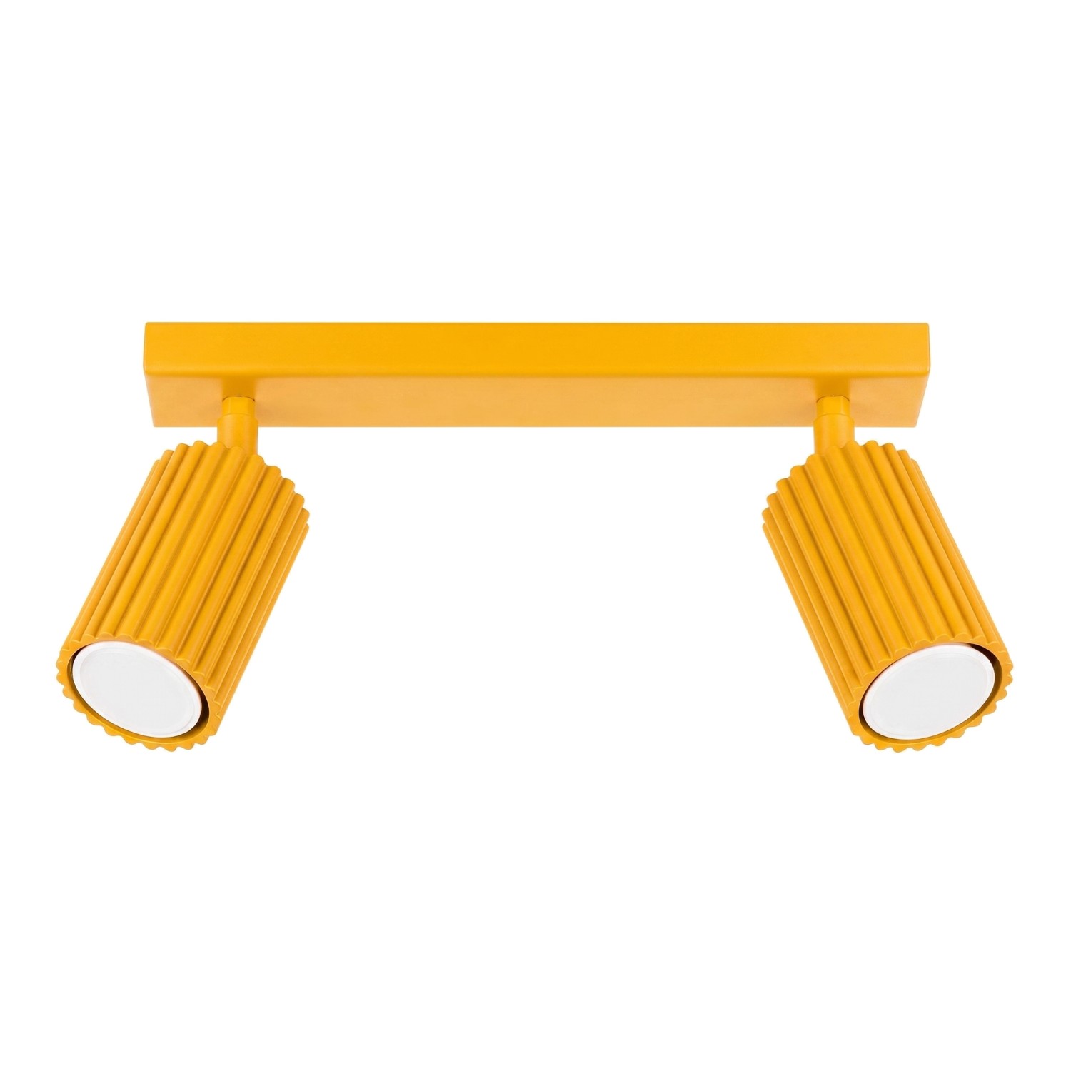 Plafonnier Aluminium Jaune GU10 1 Karbon, EDEN