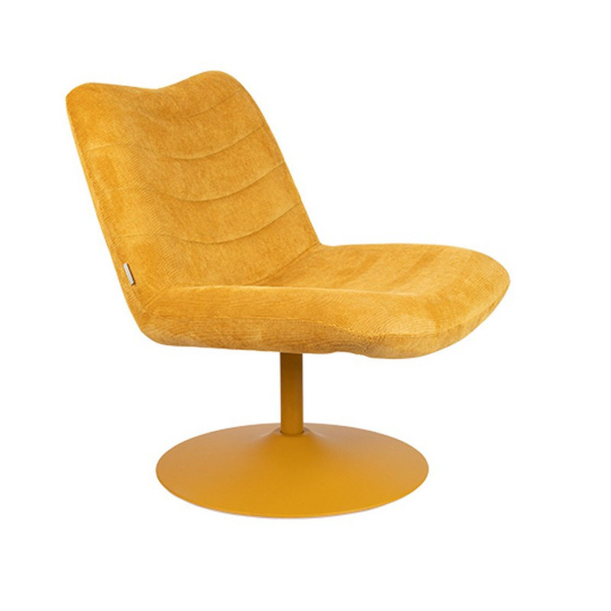 Fauteuil lounge en velours doux - BUBBA, ZUIVER