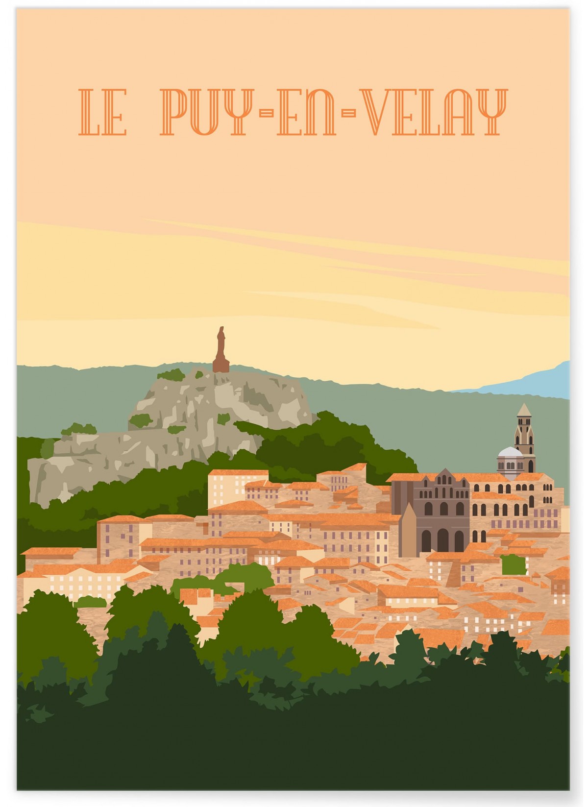Affiche ville Le Puy-en-Velay, L'AFFICHERIE