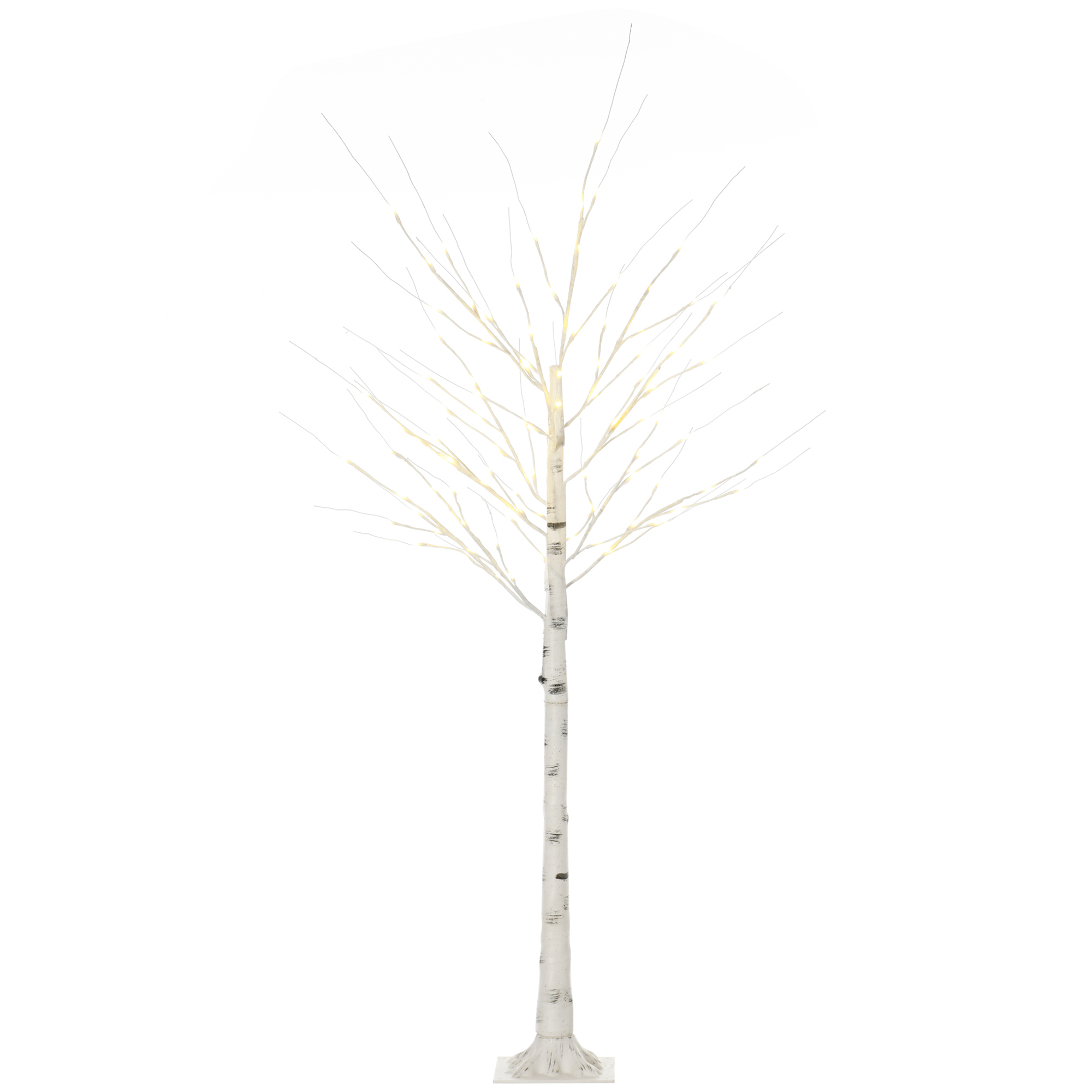 Arbre illuminé PP Blanc, HOMCOM