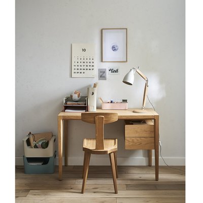 Nizou Oak Veneered Desk, by E. Gallina AM.PM